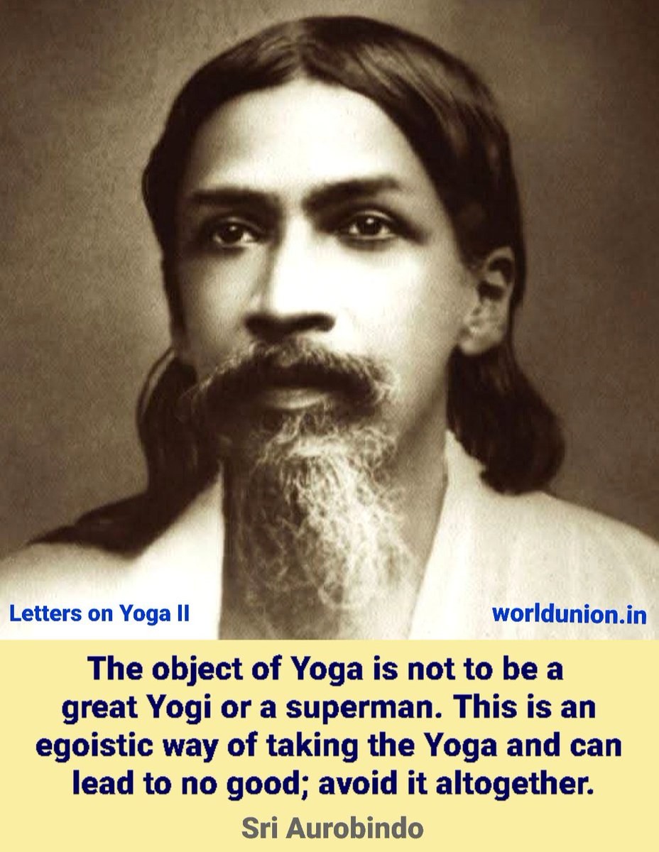 To talk about the supramental and think of bringing it down in yourself is the most dangerous of all. It may bring an entire megalomania and loss of balance. 

#SriAurobindo (Letters on Yoga II)