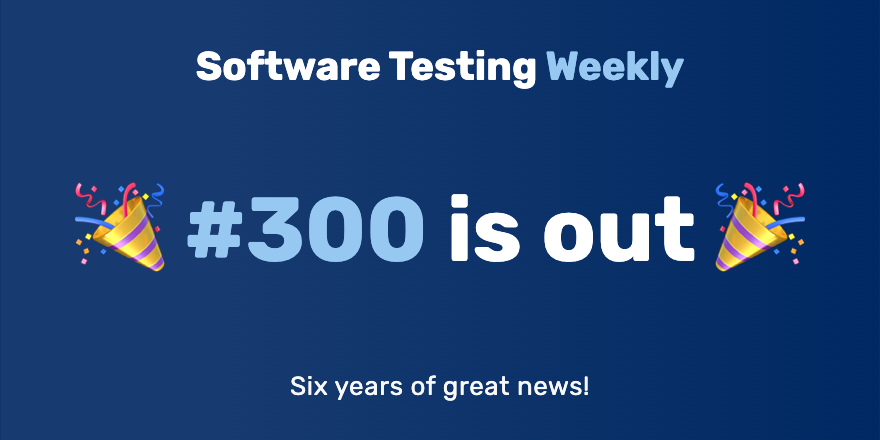 Software Testing Weekly 🚀 tweet media