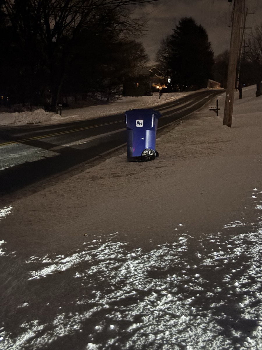 Dont worry <a href="/PennDOTNews/">PA Department of Transportation</a> <a href="/PennDOTSec/">PA Secretary of Transportation</a>  I will just put my trash can in the middle of the road!!! 

Great job… NOT