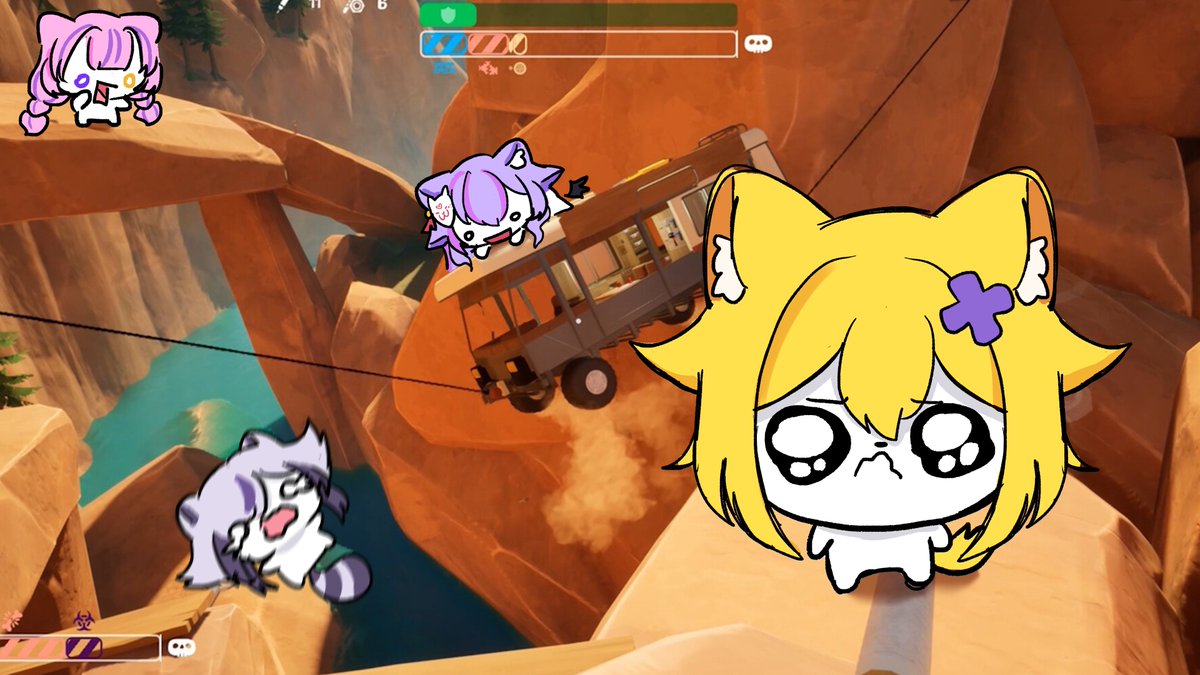 🔴Hoy a las 7PM Mex tendremos collab con vtubers! vamos a jugar RV THERE YET🚗 con <a href="/Lunevt/">๋LuneVT ⚝</a> <a href="/Veloursmaee/">VeloursMae 💜🐱 🌸✨En extensible ✨🌸</a> <a href="/Pili_uwu2VT/">Pili 🦝</a> 

Nos vemos por el Moradito 💜y por el Verde! 💚(Multistream)