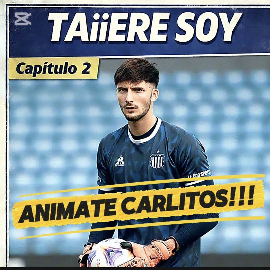 Caída en el Fortín
Es hora de animarse con Santino Barbi
Dale Carlitos
#Talleres <a href="/__CarlitosTevez/">Carlitos Tevez</a>
