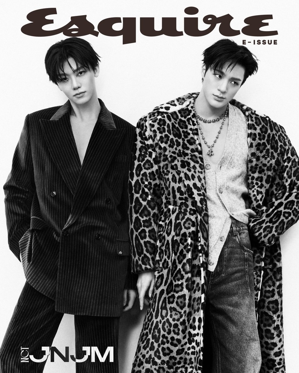 NCTDREAMCENTER's tweet image. 260128 NCT JNJM for Esquire Korea Magazine - February 2026 issue

#JAEMIN #JENO 
#NCTDREAM @NCTsmtown_DREAM