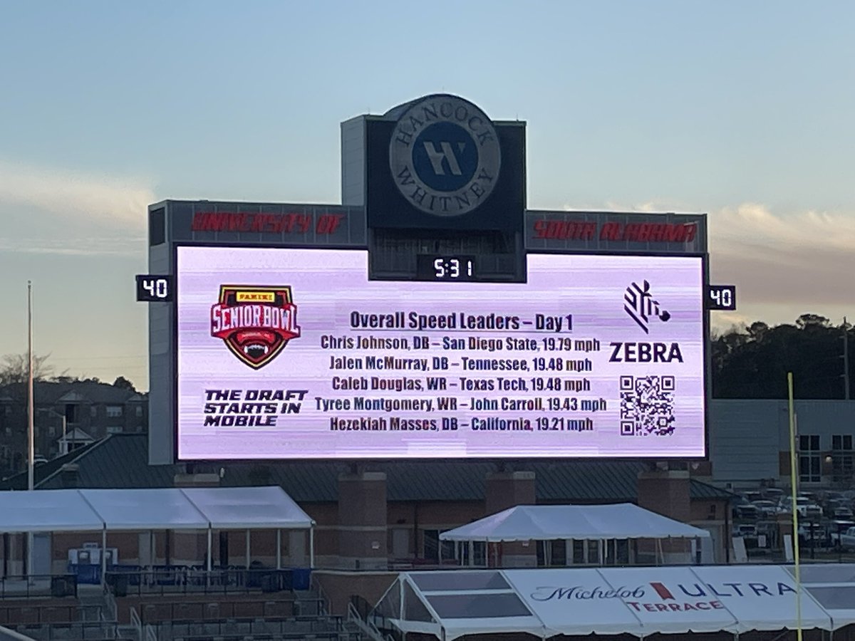 AkronJackson's tweet photo. Tyren Montgomery from John Carroll showed up at the Senior Bowl looking to prove he belongs https://t.co/DeLV7P0YTc