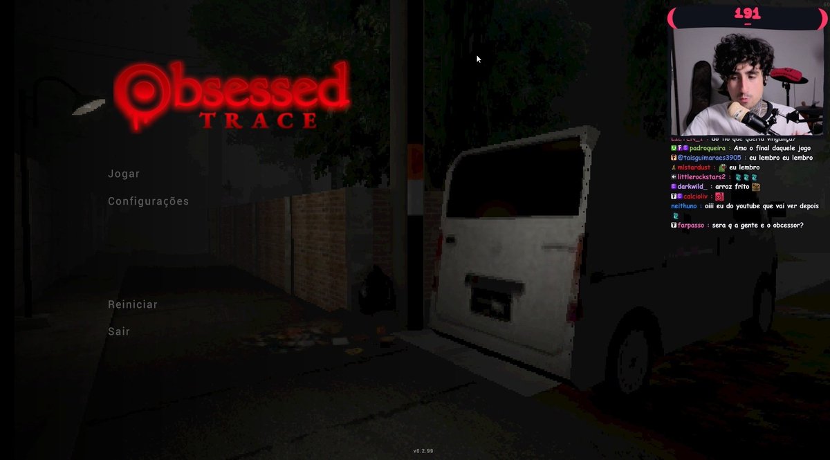 FelpsUpdate's tweet image. 💻 Felps está jogando "Obsessed: Trace"