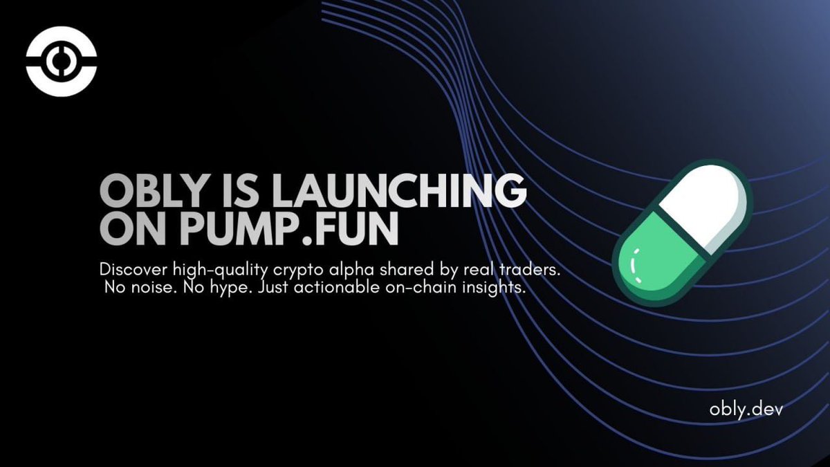 OblyTech's tweet photo. Obly is officially launching on https://t.co/iq8wgmk1OC.
Fair launch. No insiders. No shortcuts.

🕒 03:00 AM UTC
Set your alarms.

#Obly #PumpFun #FairLaunch #CryptoLaunch #Solana https://t.co/3u26HO8gXM
