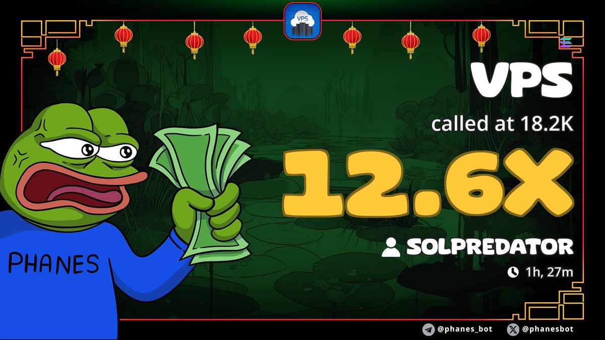 SolPredator01's tweet image. $VPS hit 12.6x 📈
Real-time entries shared on TG 🤝

#helevier #LovelslandUK #Crypto #Sol
#DOGE #memecoins #zeudiners #USA