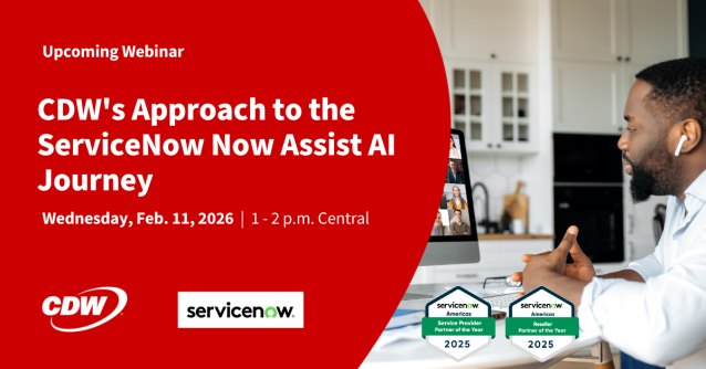 t68164's tweet photo. Are you getting real value from ServiceNow AI or just running pilots? @CDWCorp experts are breaking down how to operationalize ServiceNow Now Assist and avoid common pitfalls. I’ll be tuning in—join me👉 Learn more &amp; register: https://t.co/0e4r4LbgJ8 https://t.co/3HsnSAaJu2