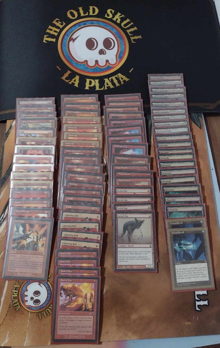 ErnesthorMendez's tweet photo. Muy viejo y confiable Slight
#premodern #sligh #monored #MTG https://t.co/kYAwsxJZHK