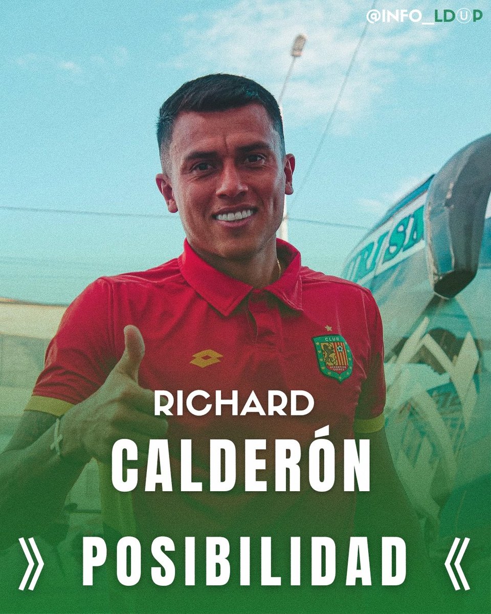 𝐌𝐞𝐫𝐜𝐚𝐝𝐨 𝐝𝐞 𝐩𝐚𝐬𝐞𝐬 🇳🇬 | Richard Calderón de 32 años, es opción real para reforzar a #LDUP. Su último club fué D. Cuenca.

#DaleLaⓊ 🟢⚪