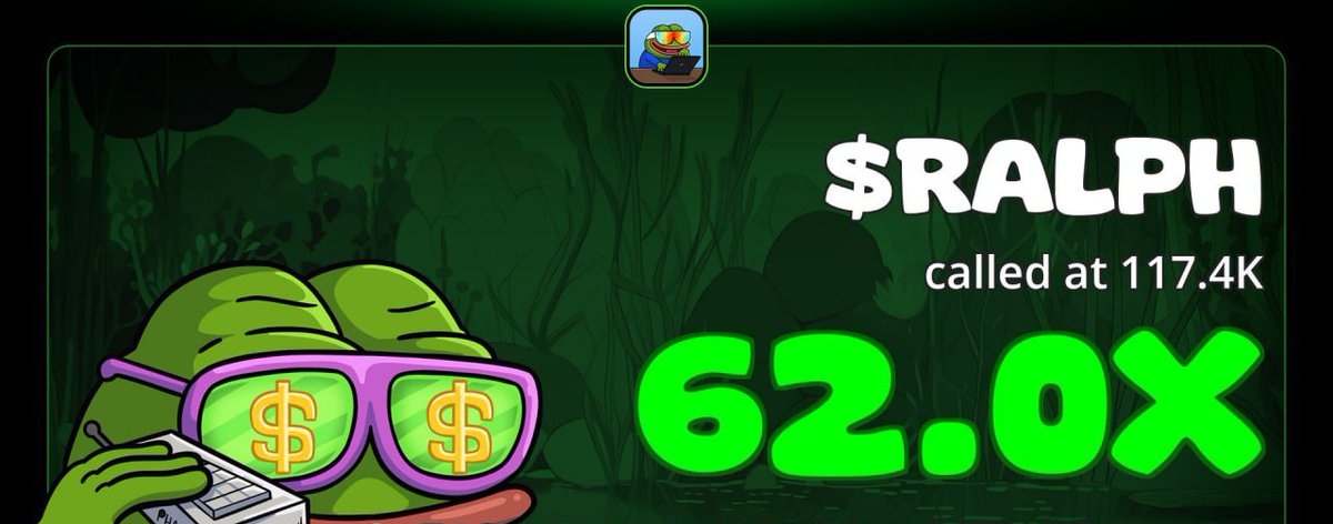 Booming 62.0X up rise on $RALPH 🤑
Sending all calls to the moon 🌙 🚀🚀
You’re always steps behind because you’re not in my Tg 📈

Still cooking 🚀🧑‍🍳 
🔗Dm now to join us: t.me/Crypto_Prime2

#DOGE #Trading #Altcoins #memecoins #helevier #zeudiners #Crypto #LoveIslandU