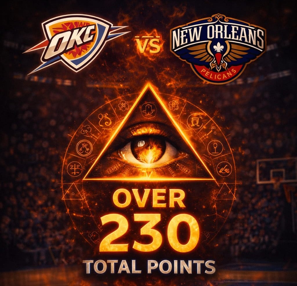 CodigoOcculto's tweet photo. THUNDER VS PELICANS
OVER 230 PTS TOTALES
-148
7PM https://t.co/NlGbIdQHAZ