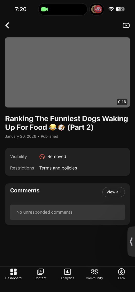 AMAShooters's tweet photo. Hello @TeamYouTube can we discuss this matter in the DMs. I have appealed and yet don’t see why it was removed and I received a strike. Please this is important as I can’t post for 7 days! https://t.co/4xjpoi6tOM