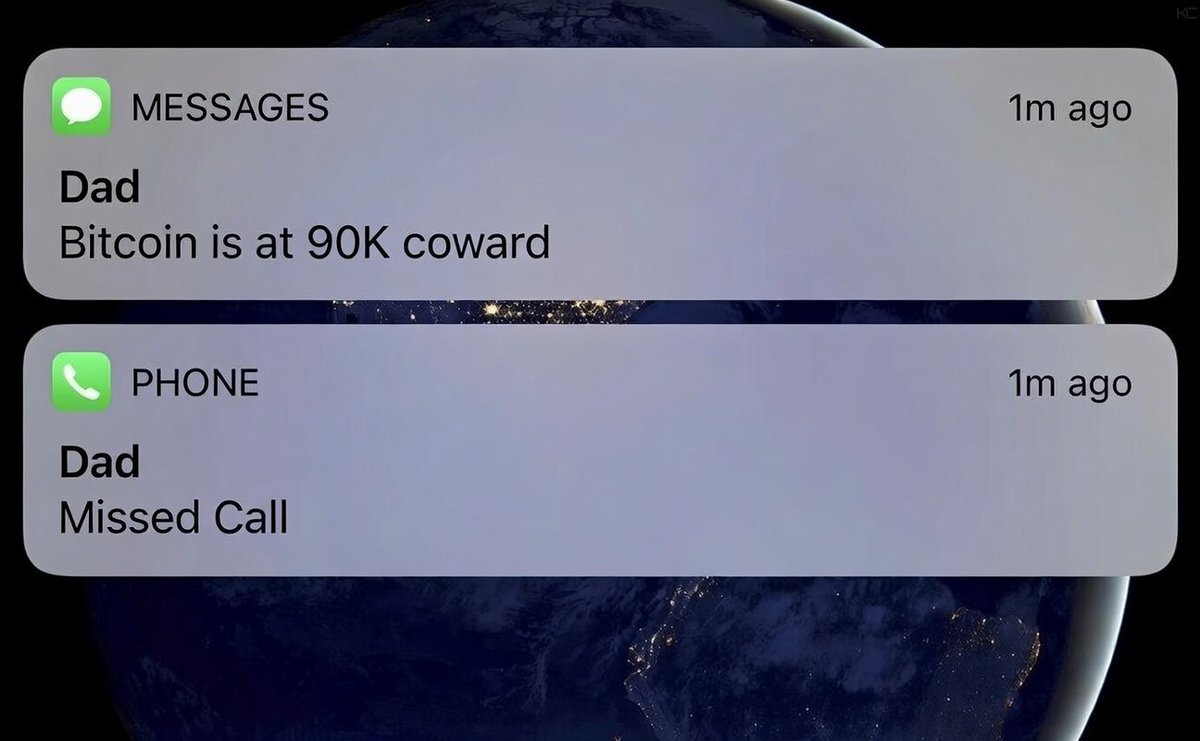kunoo's tweet image. I told my Dad to buy Bitcoin at $126,000 🤦‍♂️