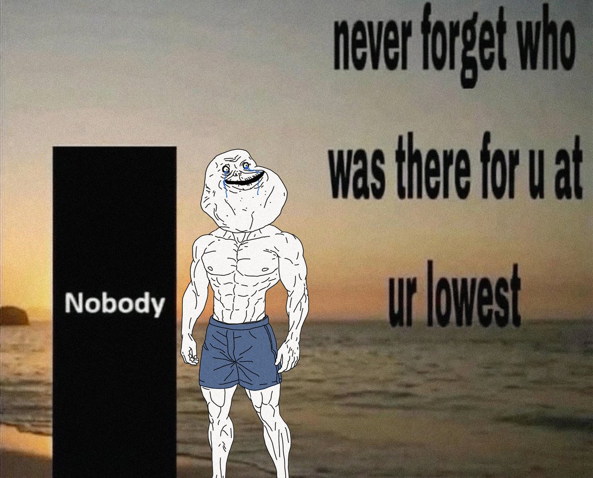 forever alone tweet media