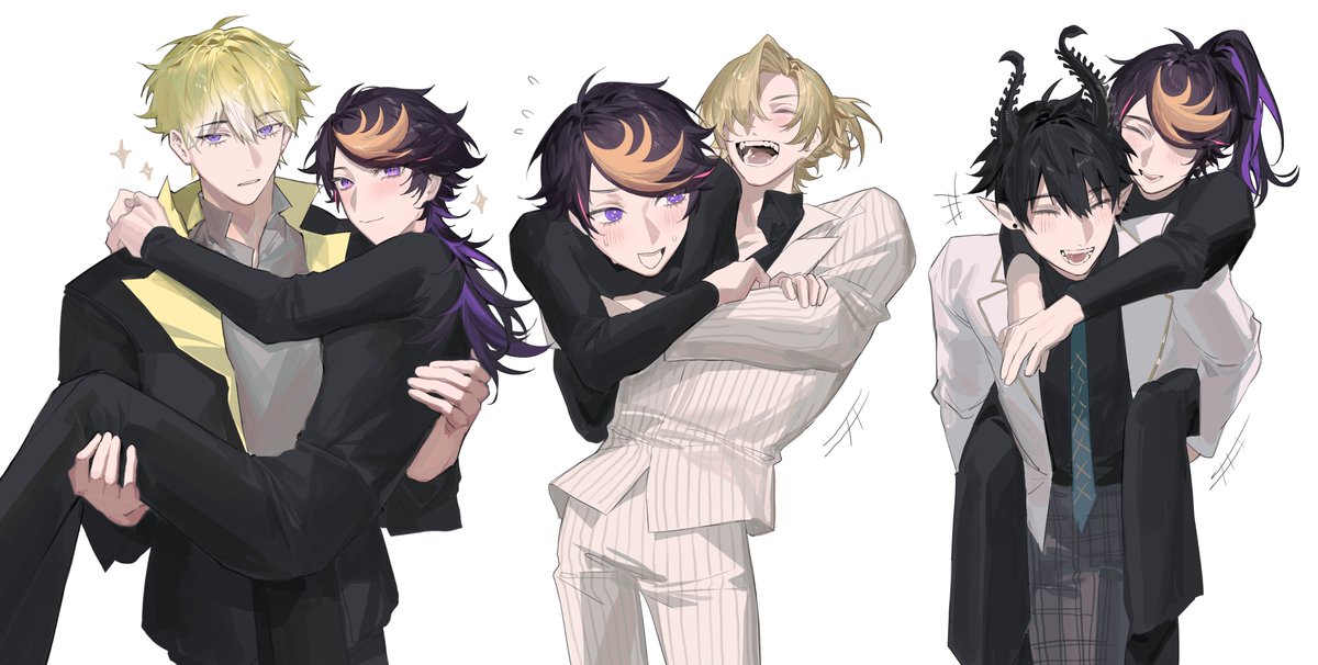 Niji AU carrying styles ft. shu