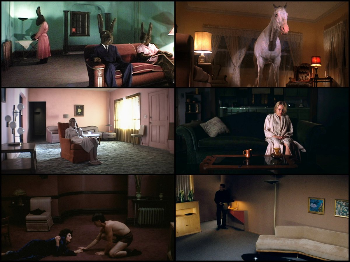 choppingwoodpod's tweet image. David Lynch's living rooms