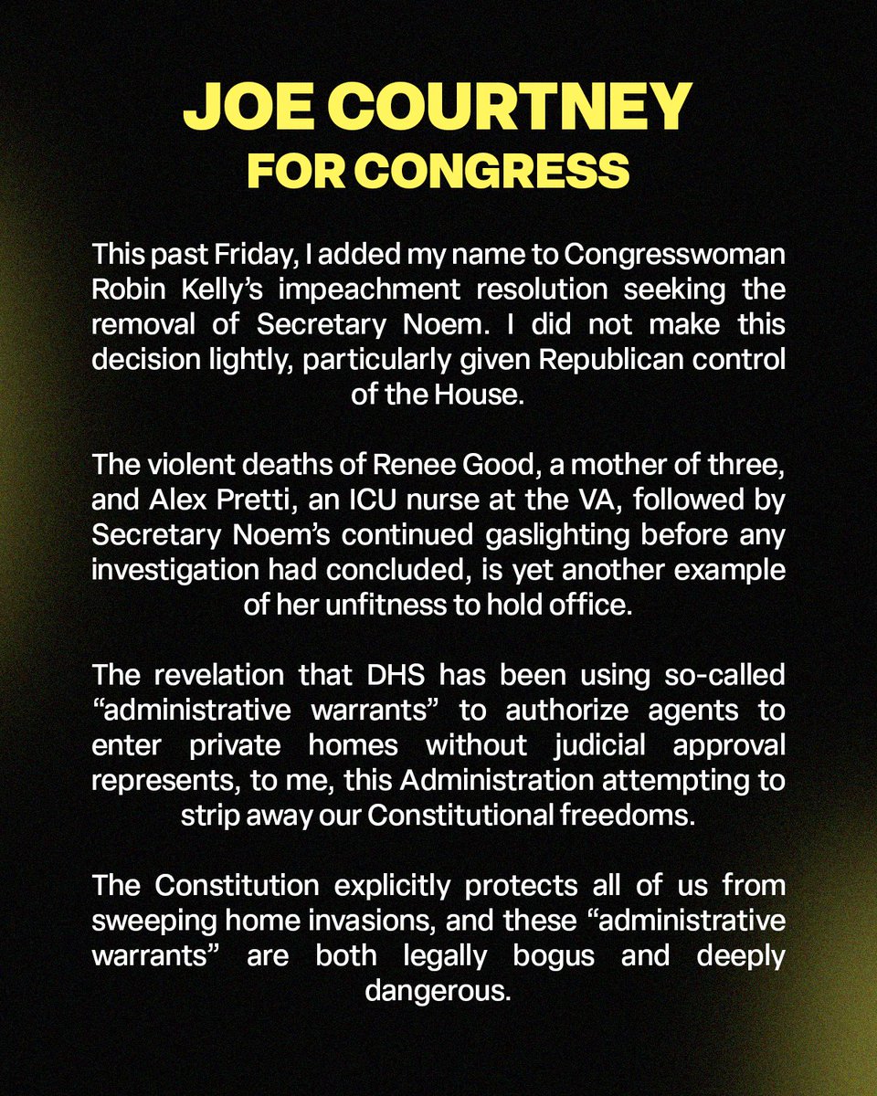 Joe Courtney tweet media