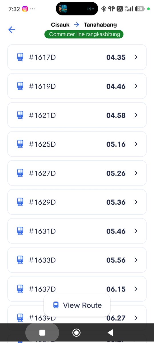 SDharmasurya's tweet photo. @CommuterLine @TanganD27914057 Jadwal 05.46 dtg 05.50 di cusauk sudah numpuk akibatnya trus sampai stasiun berikutnya , didalam gerbong padat bukan main, jangan main" dong sama jadwal https://t.co/lg5zuSR06W
