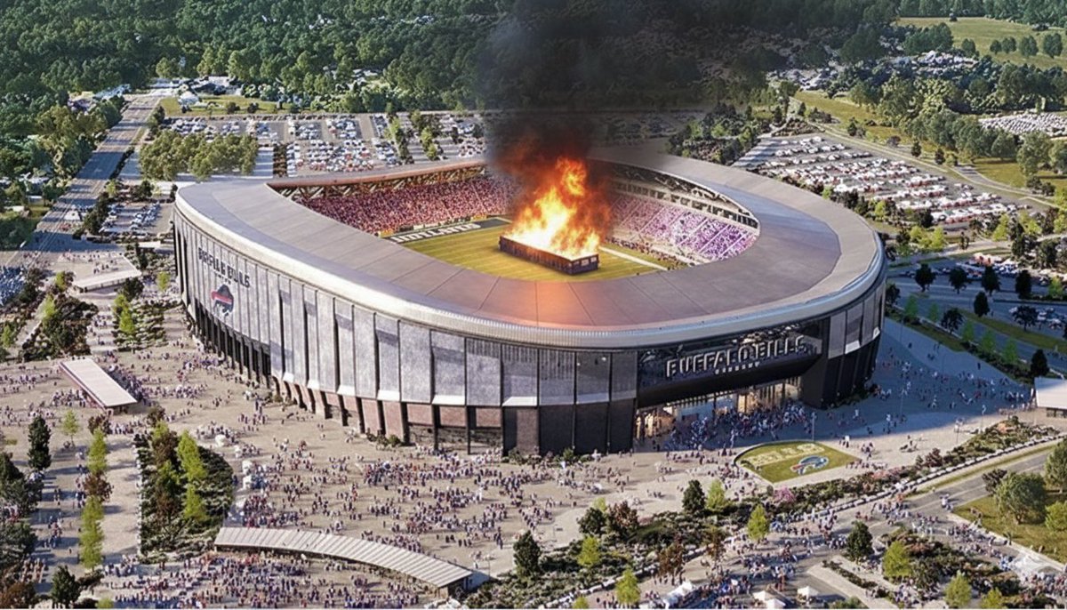 Dear <a href="/BuffaloSabres/">Buffalo Sabres</a>, we’re sorry but the fate of WNY now rests on you. Apologies for the emergency, but it’s a dumpster fire at One #Bills Drive. 

Sincerely, 
#BillsMafia / Everyone