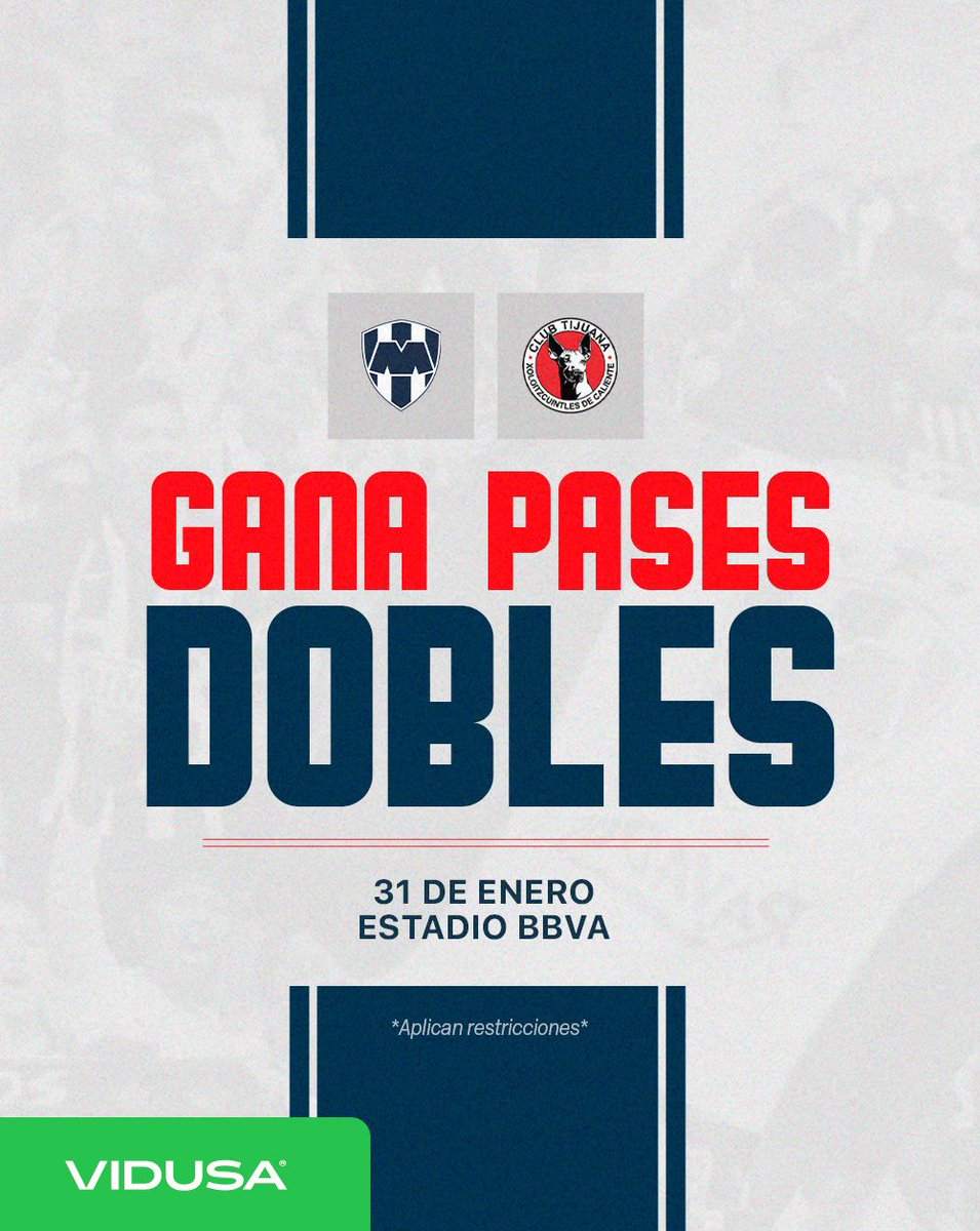 VIDUSA te invita al estadio🇫🇮🤩

Sigue los pasos para participar por un pase doble

📲 Sigue la cuenta 
<a href="/vidusacasas/">VIDUSA</a>
👍 Da like a este tweet 
🔁 RT 
👥 Menciona a un amigo

El ganador se dará a conocer el 30 de enero.

*Aplican restricciones
