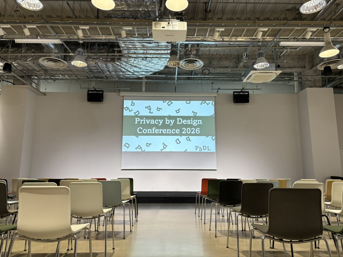 本日開催！
Privacy by Design Conference 2026

会場設営中！
まだチケットあります！

…onferenceonference20262026.peatix.com/view

#pbdc2026