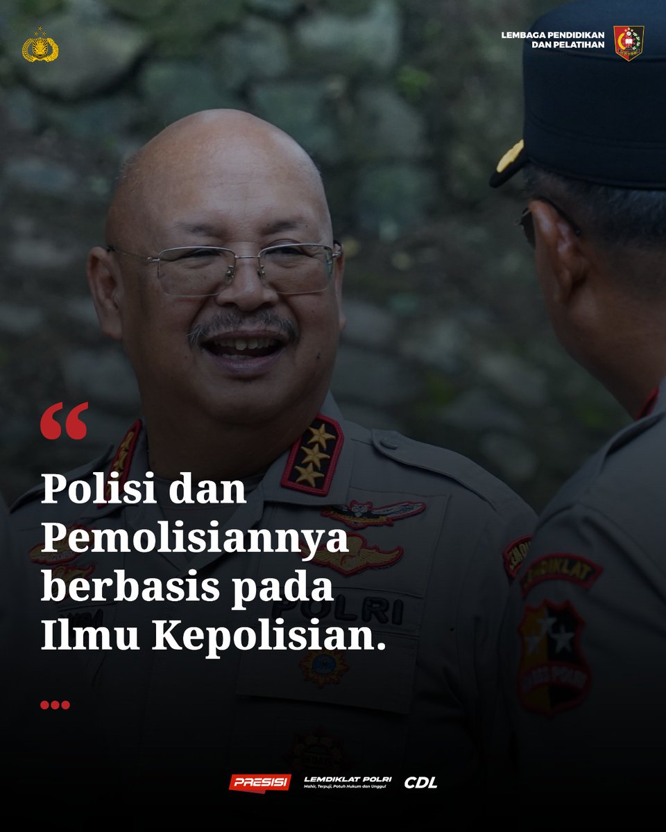 MulmedResBone's tweet photo. Polisi dan Pemolisiannya #cdl #lemdiklatpolri https://t.co/0nz1d3Tay8