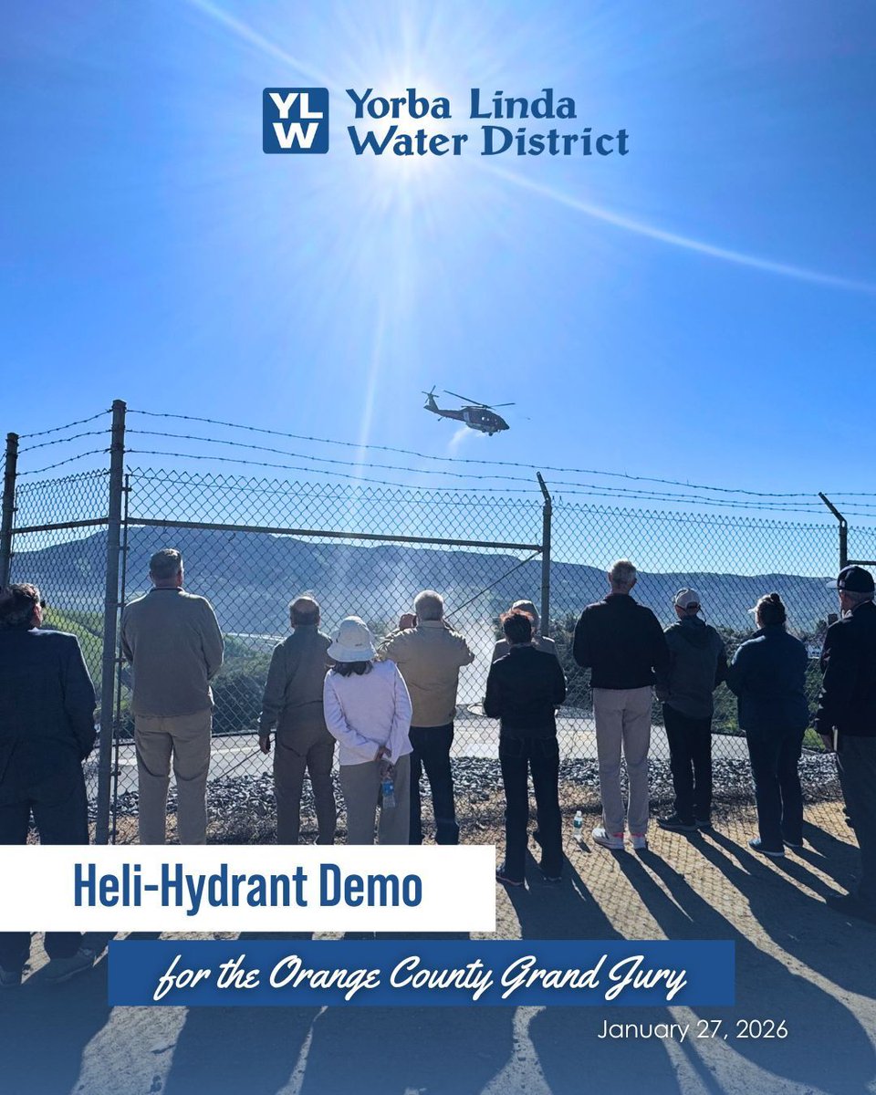 Yorba Linda Water District tweet media