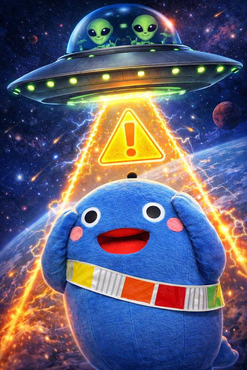 おはりゅうございます～☁

今日は「宇宙からの警告の日」。

りゅうちゃんのアンテナが警告を受け取った画像を作ってもらいましたりゅう📡

警告の内容は「食べすぎに注意」かな…？

皆さんもいろんなことに気をつけて、今日も一日頑張っていきましょうりゅう🔥

#りゅうちゃんAIチャレンジ