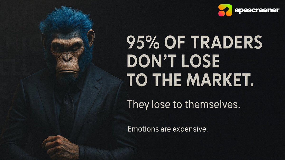 95% of crypto traders lose money.

Not because they're dumb.

Because they're human.

What if your emotions couldn't sabotage your portfolio?