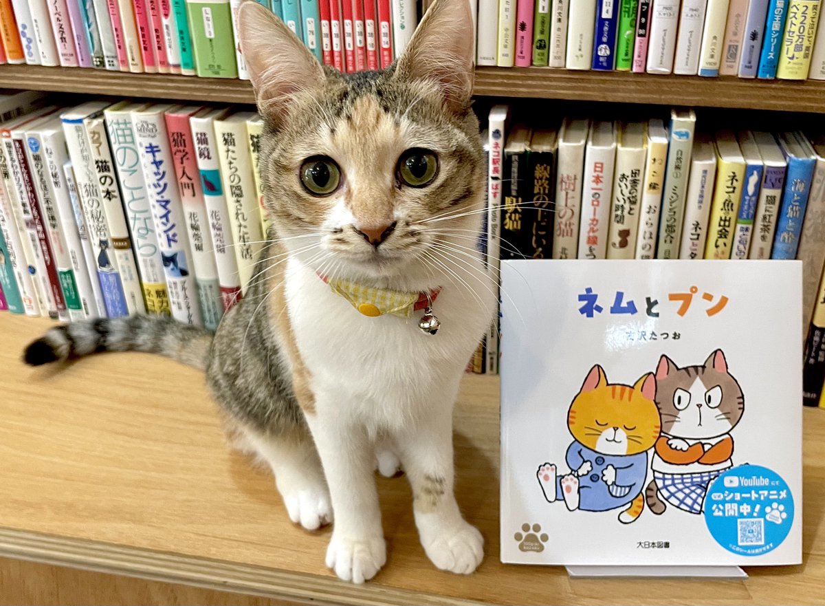 1/28-2/8『ネムとプン』原画展では、「100ぴきかぞく」シリーズ本編の最新刊（4月下旬発売予定）のサイン本のご予約を承ります。店頭限定でご希望のキャラを指定できる特典付き。この機会に古沢たつおさん直筆の推しを是非ゲットしてください。