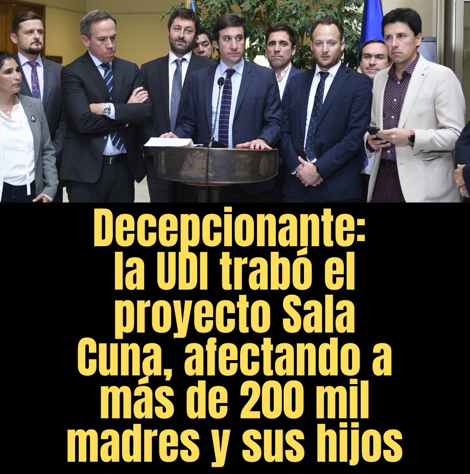 Detrás de este daño que se le provoca a más de 200 mil madres no solo está la UDI...está JOSÉ KAST y su comité creativo <a href="/arturo_squella/">Arturo Squella 🇨🇱</a> <a href="/crvalenzuela/">Cristian Valenzuela👍🇨🇱</a> <a href="/ruth_hurtado_/">Ruth Hurtado 🖐🏽🇨🇱</a>