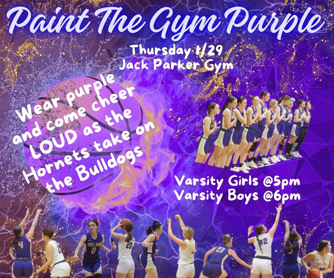 HollandIsd's tweet photo. High School Basketball Update

Thursday, 1/29
Varsity girls 5pm
Varsity boys after that https://t.co/HFkksnoeG3