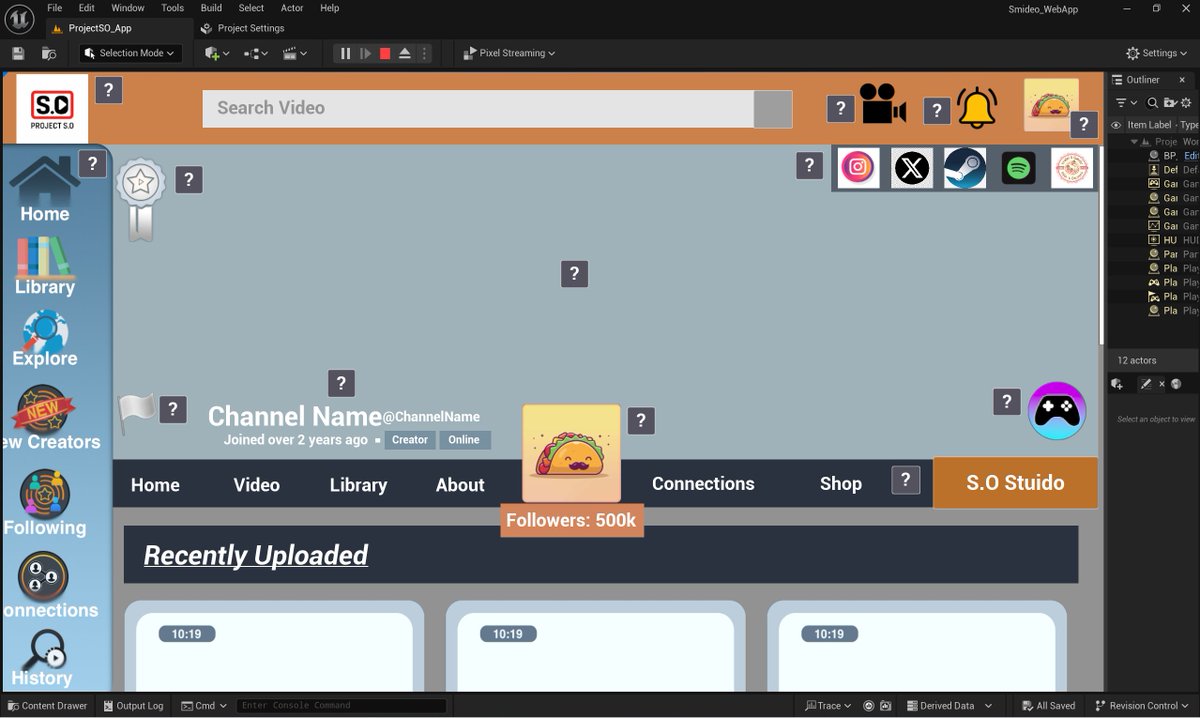 Project_S_O's tweet photo. We can't believe it's almost February already!
With many things in the works.
- ProjectSO video
- ProjectSO Web Demo Experience
- Special Project🤫🎮📺

We can't wait to show you in a couple of weeks!
But here are some WIP of the website DEMO.

Follow for more #ProjectSO updates. https://t.co/rwwqdOp1xD