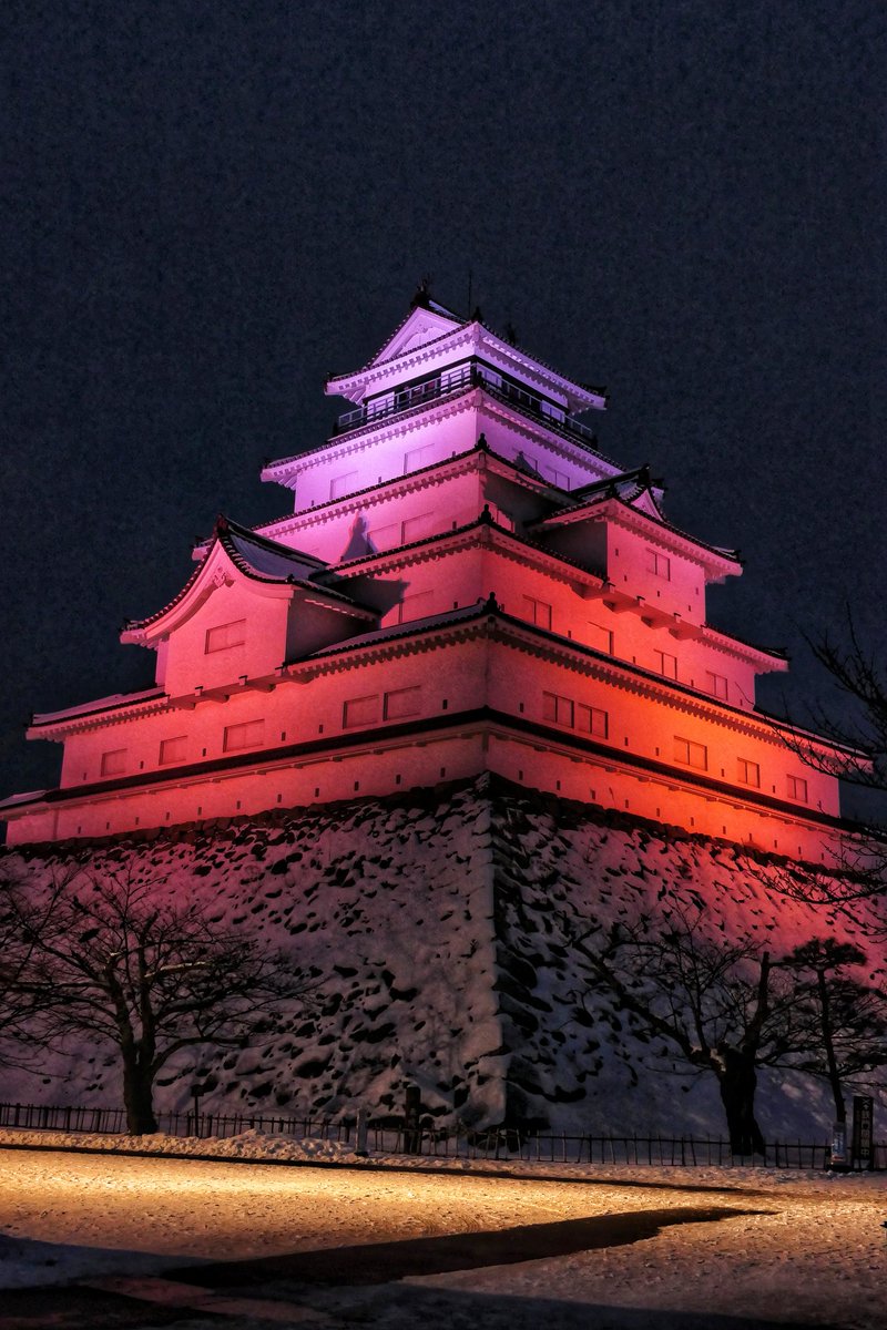 会津若松城(鶴ヶ城) 縦構図 2026/01/27 Panasonic fz-1000mk2