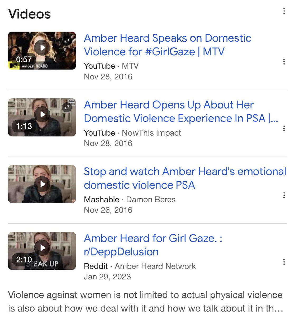 Amber Heard withdrew her allegations but became a media darling

PAID SPEAKING FEES 
People
Champion/UN Human Rights Office
L’Oreal Brand Ambassador
Social Good Summit
ACLU Ambassador+

Girlgaze PSA VIDEO

She never shut up-thought she was invincible-until her lies went too far!