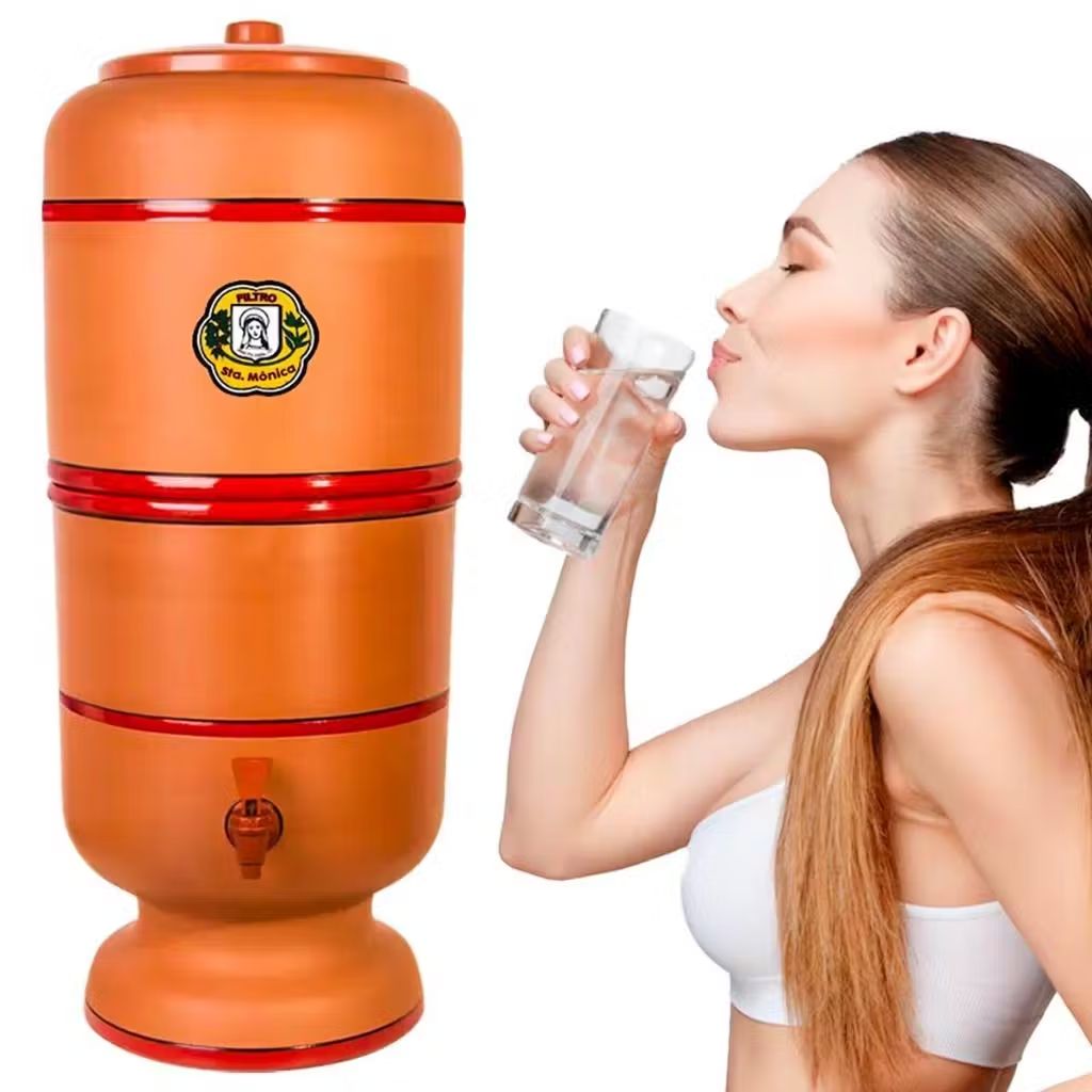 DaianeGamer7's tweet photo. Dê uma olhada em Filtro de Barro Artesanal Premium 06 Litros com Vela Tripla Ação Carvão Ativado Alcalina + Bóia por R$125,70. Compre na Shopee agora! https://t.co/QnQK1ZKETT https://t.co/tyHq4FsnVV