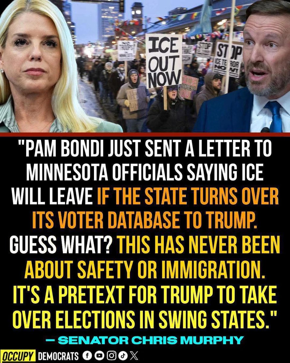 This is important to focus on - the thing this regime wants more than anything is to grab state voter data so they can manipulate the elections in November.

We cannot let that happen.

#ResistTrump
