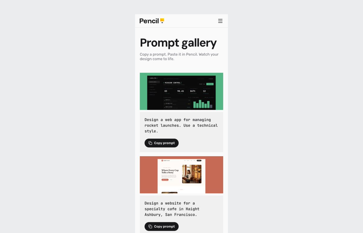 FilipSanta's tweet photo. <prompt #16> <selected design #15> <new chat>

Look at the selected design. Now design a mobile version for it. Create a new design. https://t.co/TvuQJo2Zdu