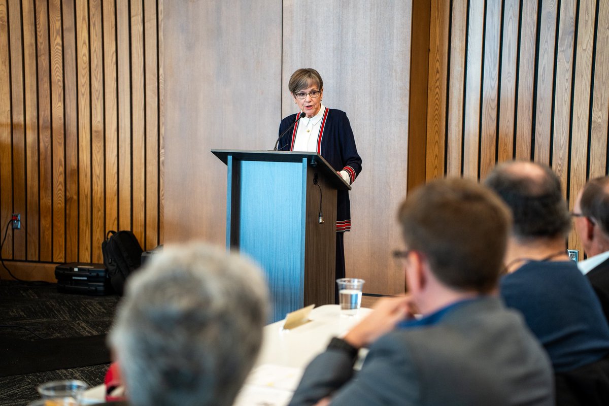 GovLauraKelly's tweet photo. The Kansas Water Authority plays a vital role in shaping the future of our state. Today, I joined the authority to discuss where we are and where we need to go to ensure a clean, secure, and reliable water supply for future generations of Kansans. https://t.co/yOb0jPIwi1