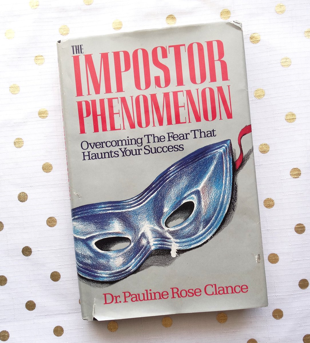 I figured I’d buy the original, from the creator herself, Dr Pauline Clance, to see what she had to say about it. It’s just a pity that some arsehole hijacked it and changed its name. I still don’t suffer from it.
.
#imposterphenomenon #drpaulineclance #bookstagram