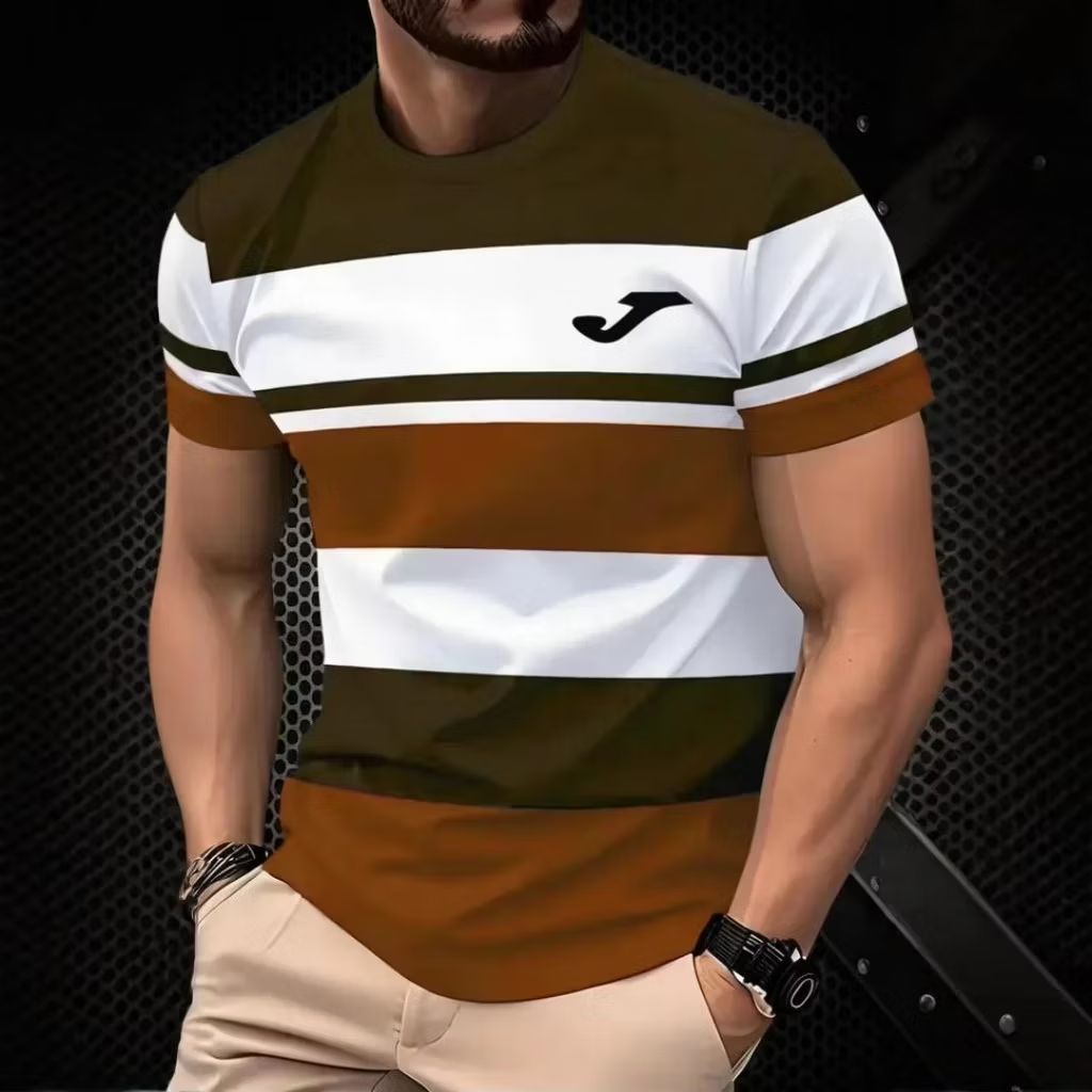 DaianeGamer7's tweet photo. Dê uma olhada em Camiseta Masculina Da Moda Verão Ao Ar Livre Casual Em Torno Do Pescoço Manga Curta Topo Listrado Estilo Impresso OverSi por R$19,74 - R$39,99. Compre na Shopee agora! https://t.co/suHH3RZnfD https://t.co/wo1Slz580t