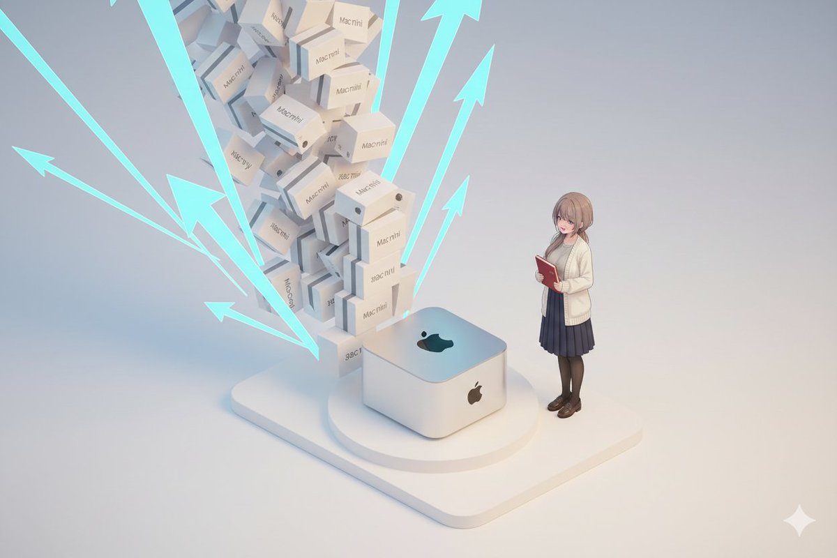 AIエージェント「Clawdbot」ブームが牽引！Mac miniは、もはや「デジタル執事」の専用ハウス！github.com/moltbot/moltbot
#Macminiの売上急増を牽引  #Clawdbot