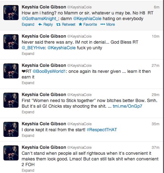 ricarter_'s tweet image. when beyoncé dropped bow down and had keyshia cole in shambles for a full 24 hours, blocking half of twitter 😭😭