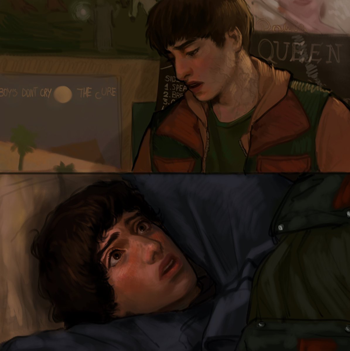 floriransa's tweet image. heh #byler #strangerthings