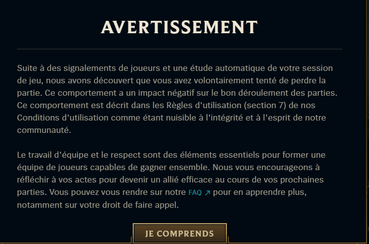 DxgLe's tweet photo. @RiotSupportFR Faut aller se faire foutre un moment https://t.co/FP1g1A5Awf