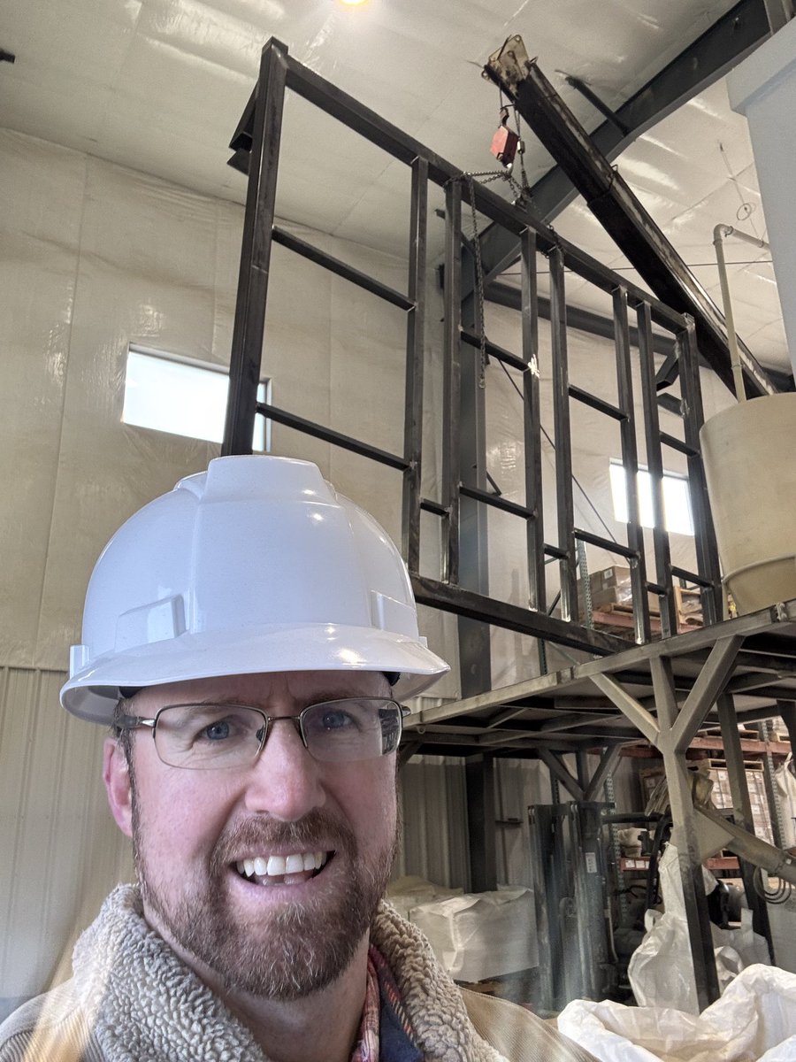 einkorn's tweet photo. Installing the mezzanine for our new flour milling system today. 

Not as good as fresh milled at home but will be a good “next best” option for those who can’t https://t.co/89kdaZHPof