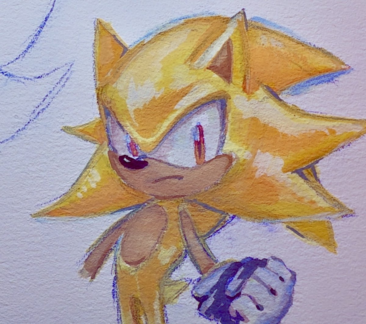 testing new paint ✨ #SonicTheHedgehog #sonicfanart #sonic