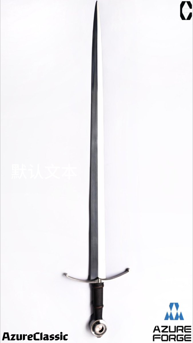 AzureForgeStore's tweet photo. Running a water bottle cut test with the AzureForge C01 — Type XVIII 41″ arming sword to check edge alignment and cutting efficiency.
It’s a simple test, but very honest about blade performance.
Full tang forged steel, balanced for control — results coming up.

#AzureForge https://t.co/mI8JEwNEkT