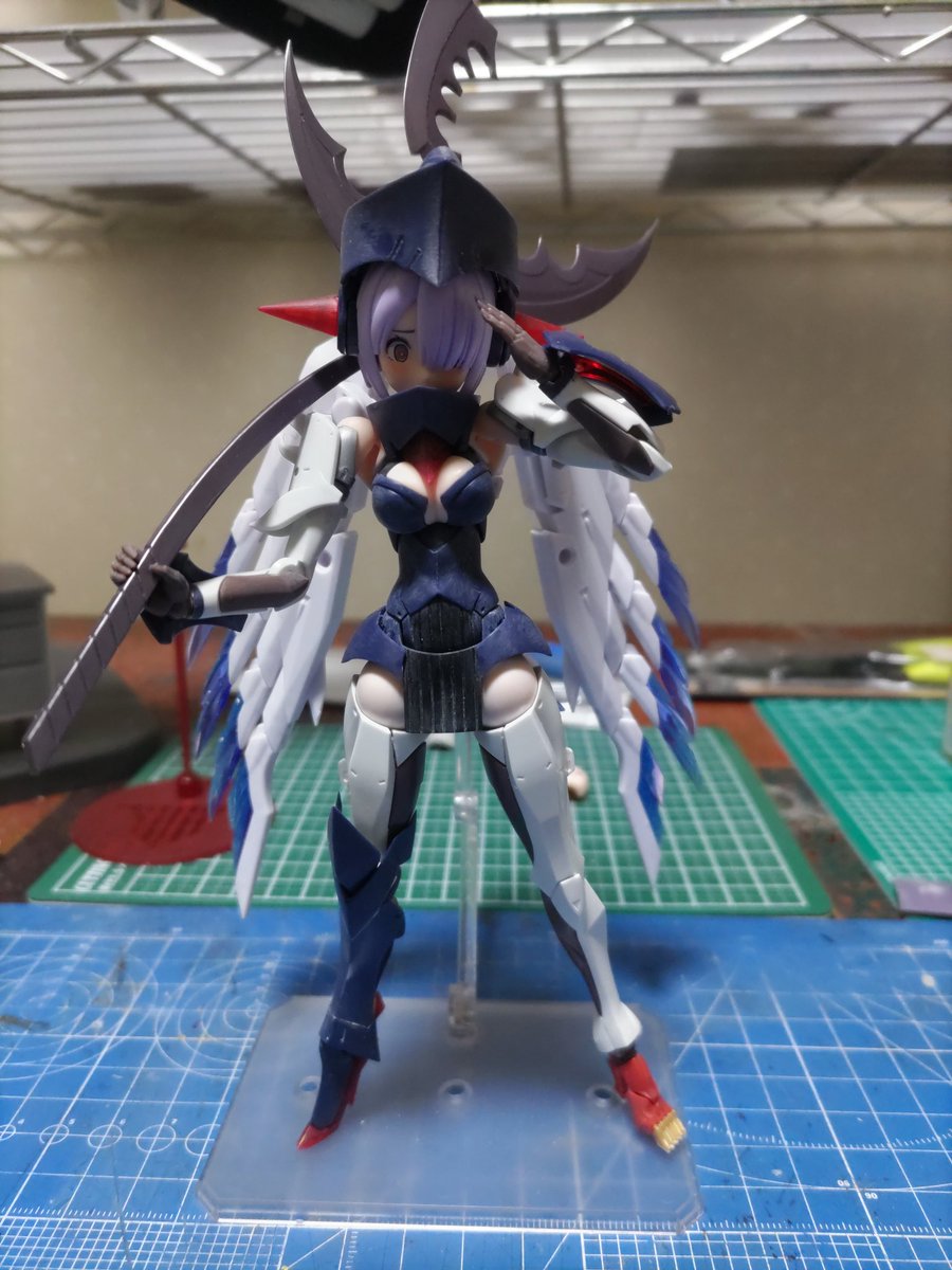 gaohobby4's tweet photo. エクスキューショナーとシーカーのミキシング形が出来た！！あとは表面処理と塗装だ長かった https://t.co/CGGlOnwxKc
