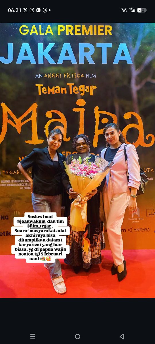 BrianKendi7's tweet photo. #Teman_tegar
#Maira
#whisper_from_papua
#road_to_5_februari_2026
#Nobar
#west_Papua
#vacation https://t.co/e8Mle7XTa8